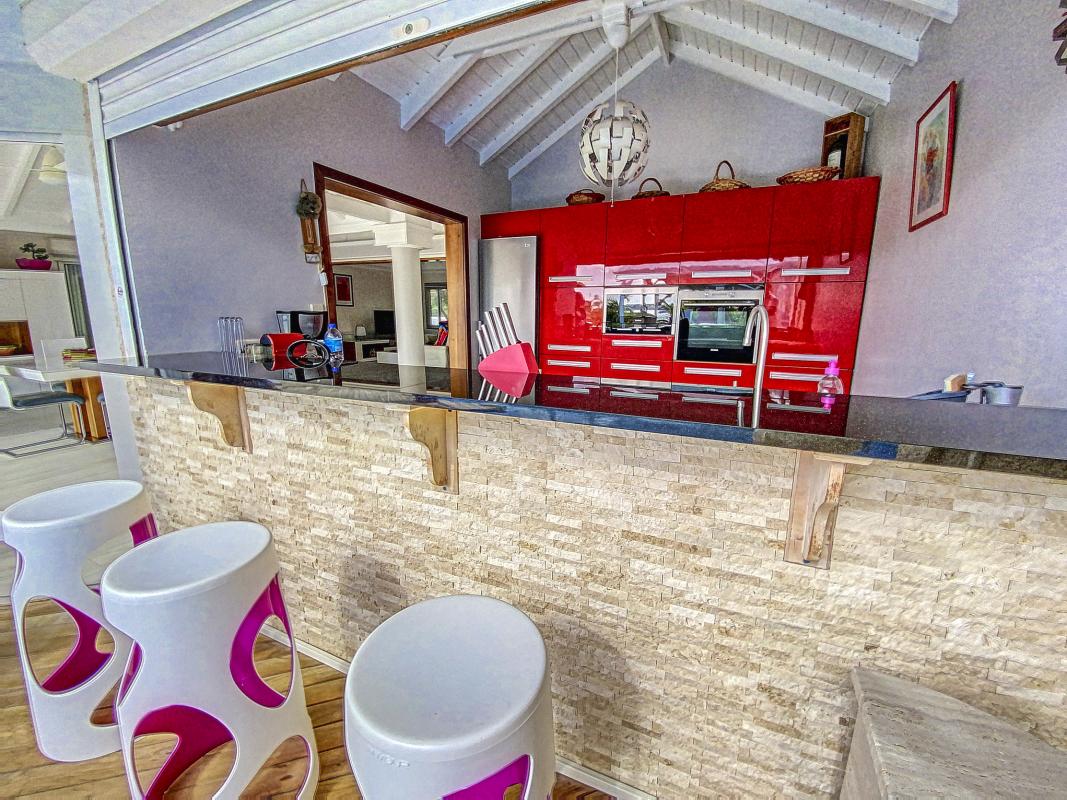 Location Villa 3 chambres Baie Nettlé St Martin-cuisine-11